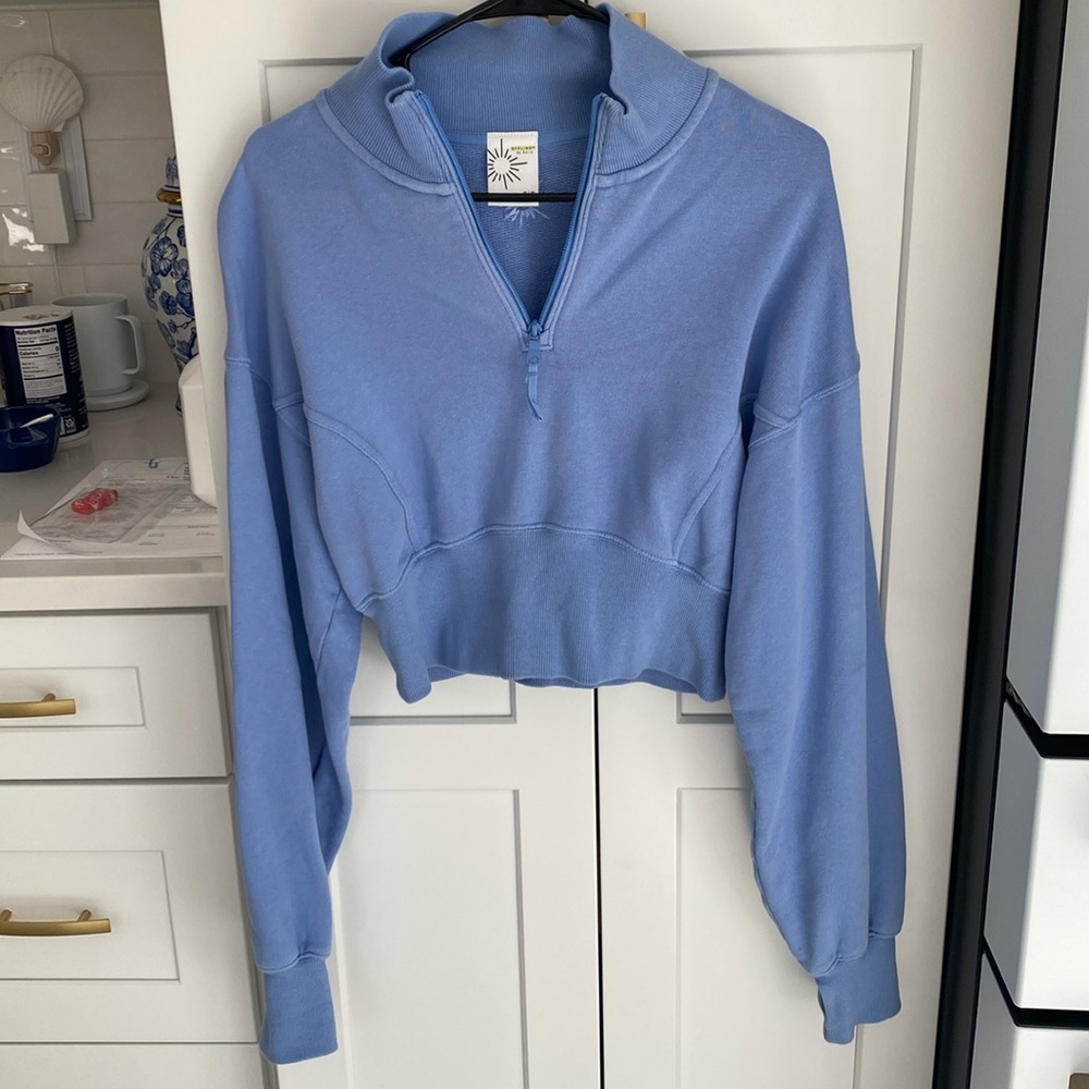 Aerie Offline Crop Quarter Zip